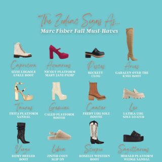 #ZodiacSigns as @marc.fisher fall staples! 🍂

What sign are you? Let us know in the comments below!👇🏻 

Stay tuned for some Marc Fisher Program Highlights next week 🤎

#jointhenation #studentambassador #brandambassador #collegemarketing #collegelife #oncampusnation 
#influenceropportunities #lifeatcollege #socialmediamarketing #brandcollabs #backtoschool #summerjobs #studentmarketing #collegejobs #influencing #resumeskills #brandmarketing #collegestudents #campusjobs #campusnetworking