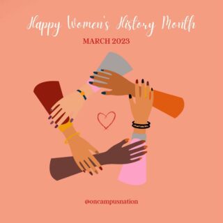 OCN celebrates #WomensHistoryMonth! 💃🏻🫶🏻

We’re honoring the women who shaped our world for the better and thanking them for their courage and wisdom! ❤️

Tag a woman you’re grateful for below! 👇🏻

#jointhenation #studentambassador #brandambassador #collegemarketing #collegelife #oncampusnation #influenceropportunities #lifeatcollege #socialmediamarketing #brandcollabs #backtoschool #summerjobs #studentmarketing #collegejobs #influencing #resumeskills #brandmarketing #collegestudents #campusjobs #campusnetworking