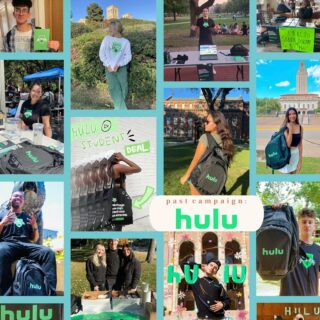 💡 PAST CAMPAIGN HIGHLIGHT: @hulu 💚

OCN partnered with #brandambassadors to bring awareness to @hulu on campus 👏🏻💻

Some participating schools were #UCLA, #TexasAM, #MorganState, #UniversityofAlabama, #UNC, and #UF! 

We love seeing the amazing payoff from these virtual and in-person campaigns! 🫶🏻🪴

#jointhenation #studentambassador #brandambassador #collegemarketing #collegelife #oncampusnation 
#influenceropportunities #lifeatcollege #socialmediamarketing #brandcollabs #backtoschool #summerjobs #studentmarketing #collegejobs #influencing #resumeskills #brandmarketing #collegestudents #campusjobs #campusnetworking
